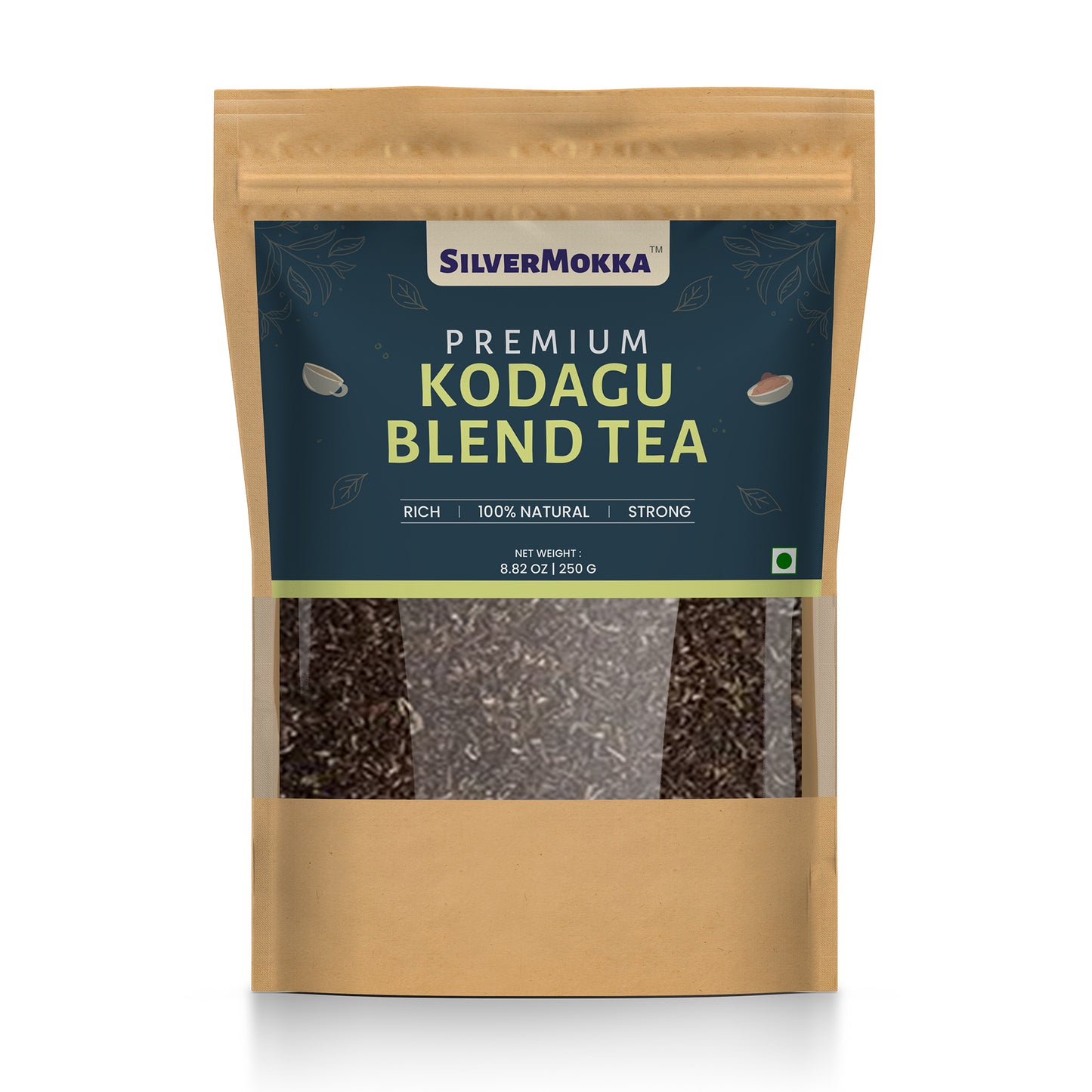 SilverMokka Original Kodagu Tea | Single Origin Tea | Kodagu Blend Tea | Strong, Aromatic, Flavorful | CTC Premium Blend Tea