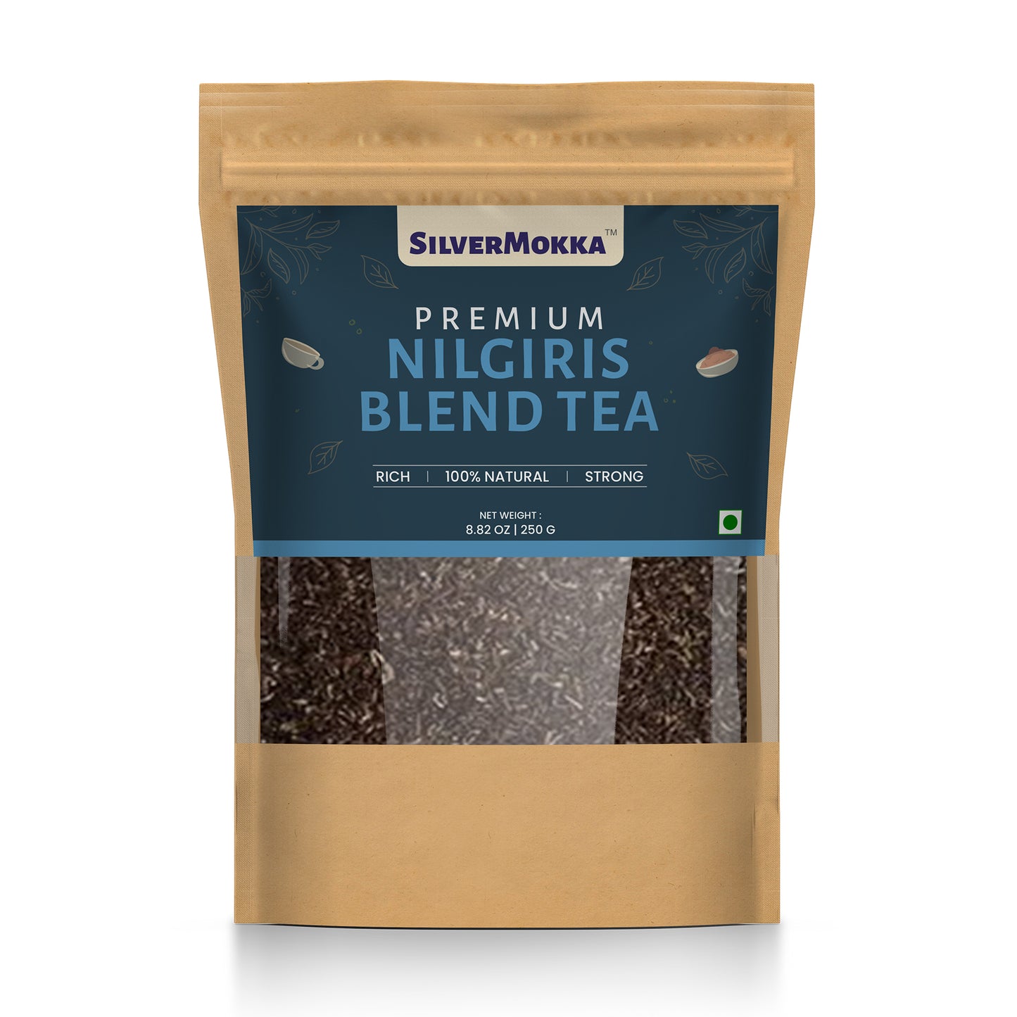 SilverMokka Original Nilgiri Tea | Single Origin Tea | Nilgiri Blend Tea | Strong, Aromatic, Flavorful | CTC Premium Blend Tea