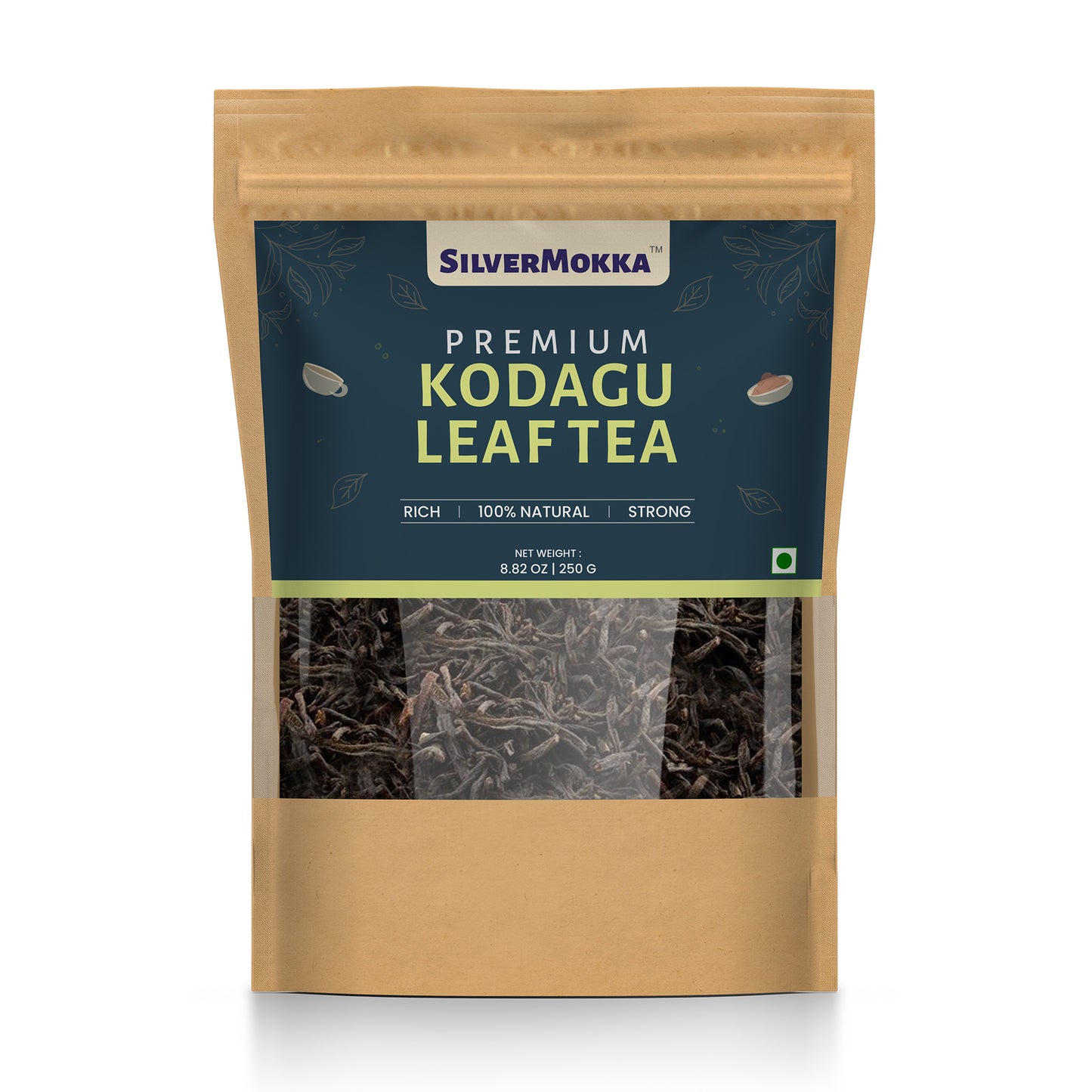 SilverMokka Original Kodagu Tea | Single Origin Tea | Kodagu Leaf Tea | Strong, Aromatic, Flavorful | CTC Premium Leaf Tea