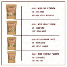 Load image into Gallery viewer, W180 | Whole Cashew | Kaju | Jumbo Size