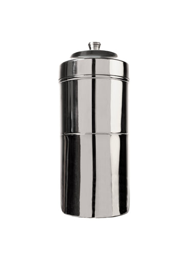 MOKKAFARMS South Indian Filter Coffee Maker 150 ML | 2-3 Cups, Mugs | Stainless Steel | Madras Kaapi | Kaapi Drip, Decoction Maker, Brewer, Drip Coffee, Percolator | Easy to Clean, Compact, Reusable |