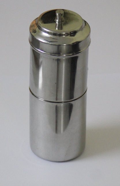 MOKKAFARMS South Indian Filter Coffee Maker 200 ML | 3-4 Cups, Mugs | Stainless Steel | Madras Kaapi | Kaapi Drip, Decoction Maker, Brewer, Drip Coffee, Percolator | Easy to Clean, Compact, Reusable |