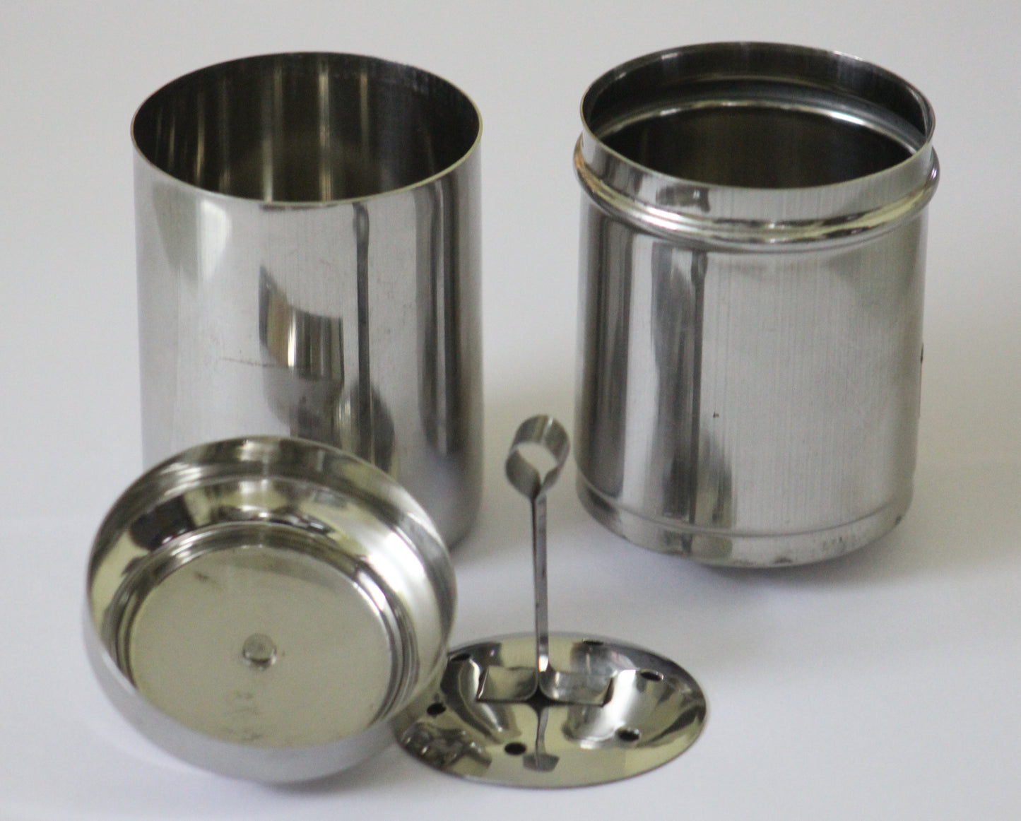 MOKKAFARMS South Indian Filter Coffee Maker 150 ML | 2-3 Cups, Mugs | Stainless Steel | Madras Kaapi | Kaapi Drip, Decoction Maker, Brewer, Drip Coffee, Percolator | Easy to Clean, Compact, Reusable |