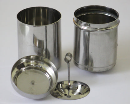 MOKKAFARMS South Indian Filter Coffee Maker 150 ML | 2-3 Cups, Mugs | Stainless Steel | Madras Kaapi | Kaapi Drip, Decoction Maker, Brewer, Drip Coffee, Percolator | Easy to Clean, Compact, Reusable |